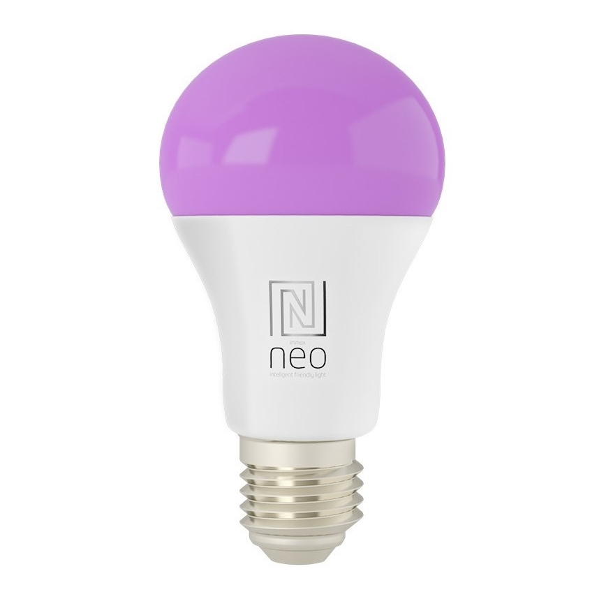 Immax NEO 07712CDO - SET 3x LED RGB+CCT Lampadina dimmerabile E27/9W/230V Wi-Fi Tuya + telecomando