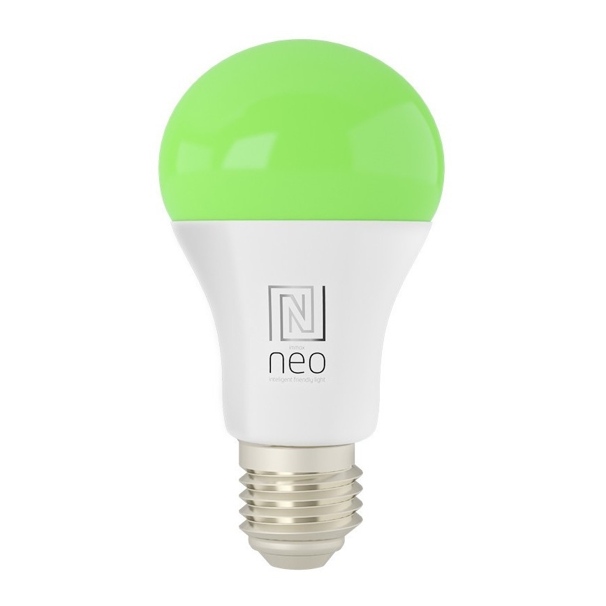 Immax NEO 07712CDO - SET 3x LED RGB+CCT Lampadina dimmerabile E27/9W/230V Wi-Fi Tuya + telecomando