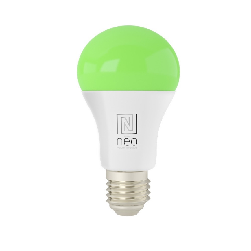 Immax NEO 07712L - LED RGB+CCT Lampadina dimmerabile NEO LITE Smart E27/9W/230V Wi-Fi Tuya 2200 - 6500K