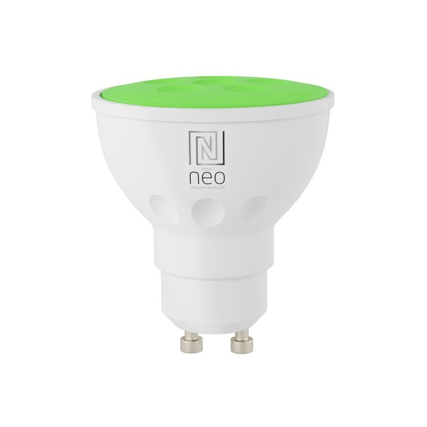 Immax NEO 07724C - SET 3x LED RGB+CCT Lampadina dimmerabile GU10/4,8W/230V 2700K Wi-Fi Tuya