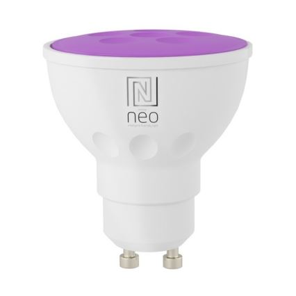 Immax NEO 07724C - SET 3x LED RGB+CCT Lampadina dimmerabile GU10/4,8W/230V 2700K Wi-Fi Tuya