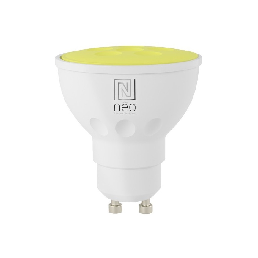 Immax NEO 07724C - SET 3x LED RGB+CCT Lampadina dimmerabile GU10/4,8W/230V 2700K Wi-Fi Tuya