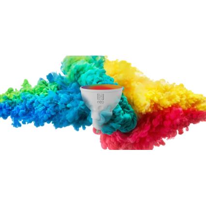 Immax NEO 07724C - SET 3x LED RGB+CCT Lampadina dimmerabile GU10/4,8W/230V 2700K Wi-Fi Tuya