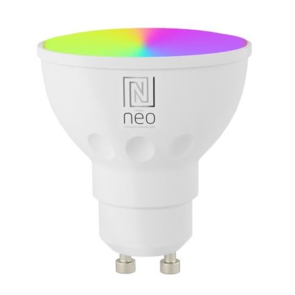 Immax NEO 07724CDO - SET 3x LED RGB+CCT Lampadina dimmerabile GU10/6W/230V 2700-6500K Wi-Fi Tuya + telecomando