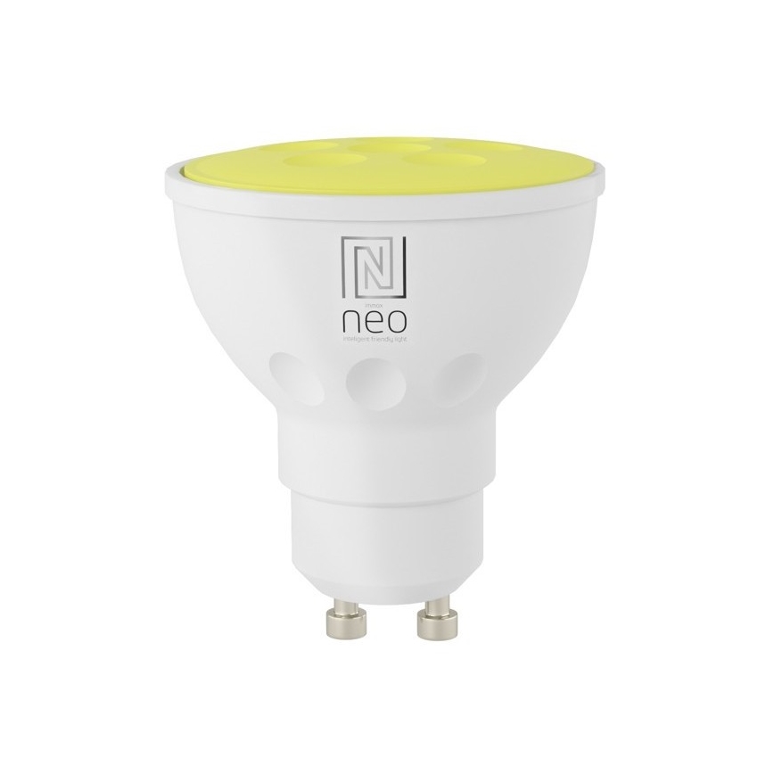 Immax NEO 07724CDO - SET 3x LED RGB+CCT Lampadina dimmerabile GU10/6W/230V 2700-6500K Wi-Fi Tuya + telecomando
