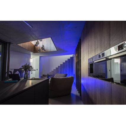 Immax NEO 07726L - LED RGB+CCT Dimmbarer Streifen NEO LITE LED/24W/230V 5 m IP65 MUSIC Wi-Fi Tuya + Fernbedienung