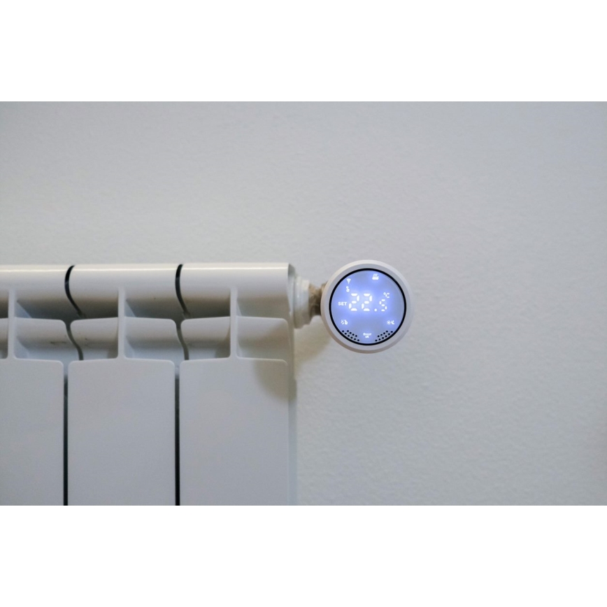 Immax NEO 07732A - LOT 3x Tête thermostatique 2xAA/3V Tuya