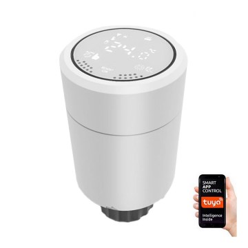 Immax NEO 07732L - Testa termostatica 2xAA/3V Tuya
