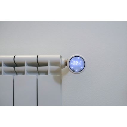 Immax NEO 07732L - Testa termostatica 2xAA/3V Tuya