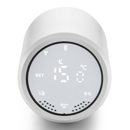 Immax NEO 07732L - Testa termostatica 2xAA/3V Tuya