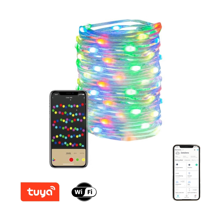 Immax NEO 07735L - Striscia LED RGB dimmergibile per esterni NEO LITE LED/7,2W/230V 10 m IP44 Wi-Fi Tuya