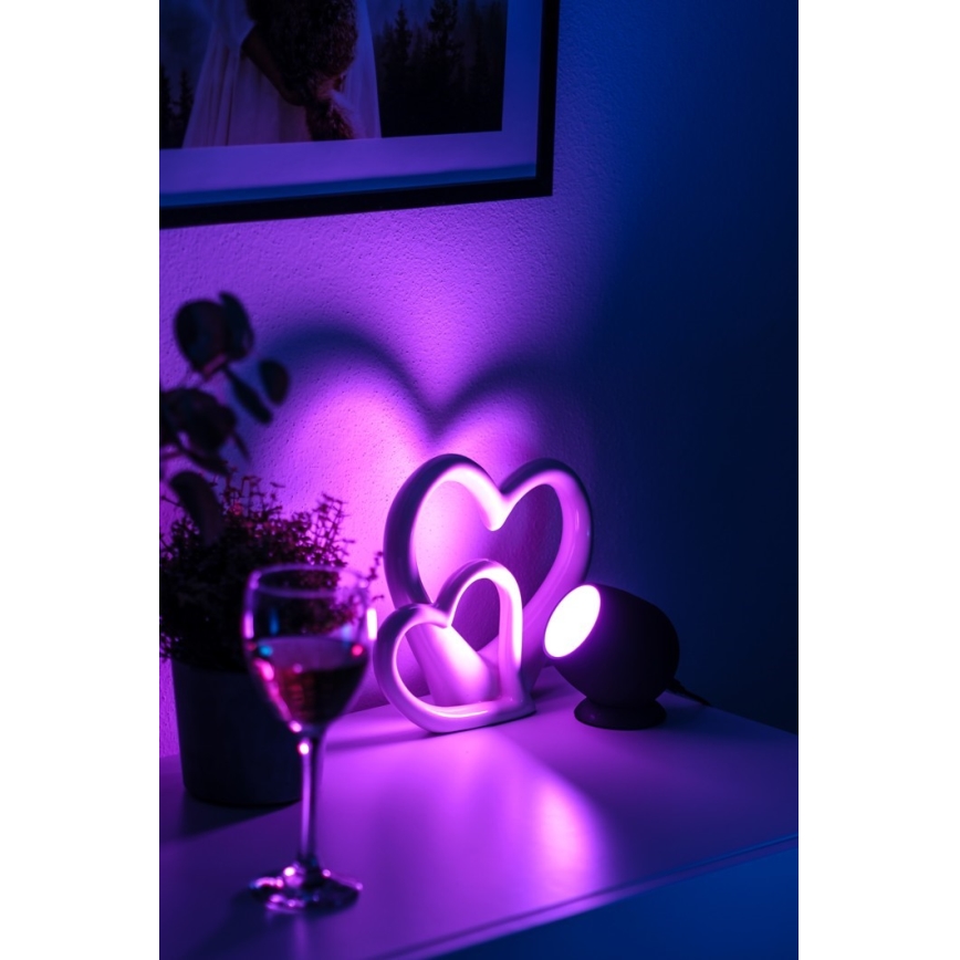 Immax NEO 07739L - LED RGB+CCT Lampe de table à intensité variable ATMOSPHERE LED/3W/5V Wi-Fi Tuya