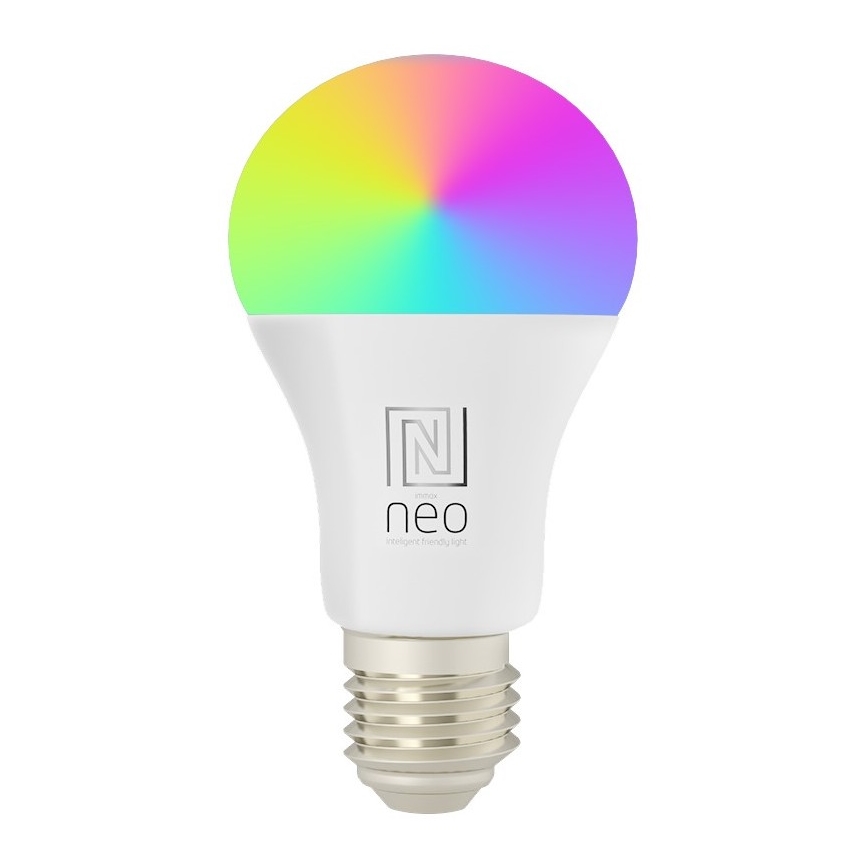Immax NEO 07743L - LED RGB+CCT dimmbare Lampe E27/11W/230V 2700-6500K Tuya
