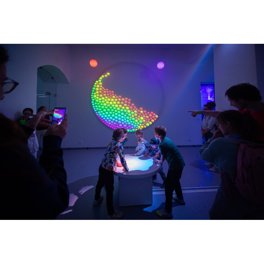 Immax NEO 07745CDO - Lot de 3 ampoules LED RGB+CCT dimmables E14/6W/230V Tuya Wi-Fi + télécommande