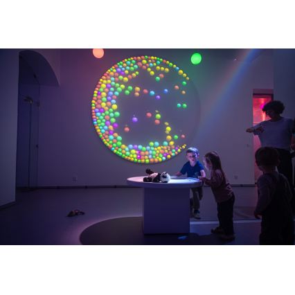 Immax NEO 07745CDO - Lot de 3 ampoules LED RGB+CCT dimmables E14/6W/230V Tuya Wi-Fi + télécommande