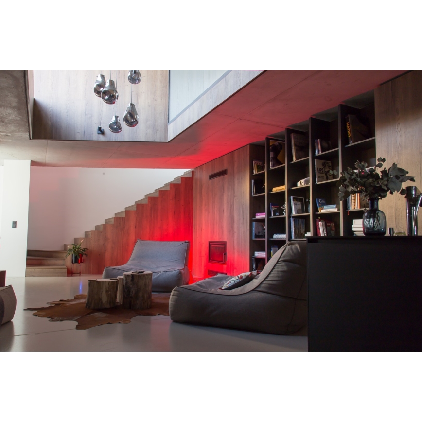 Immax NEO 07745CDO - Lot de 3 ampoules LED RGB+CCT dimmables E14/6W/230V Tuya Wi-Fi + télécommande