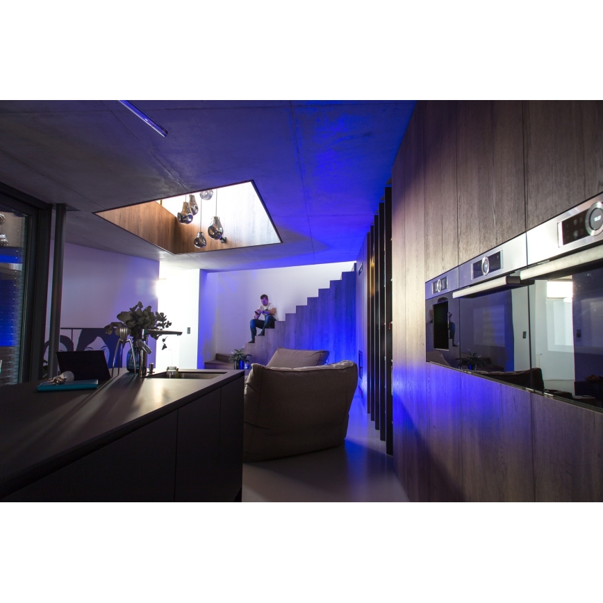 Immax NEO 07745CDO - Lot de 3 ampoules LED RGB+CCT dimmables E14/6W/230V Tuya Wi-Fi + télécommande