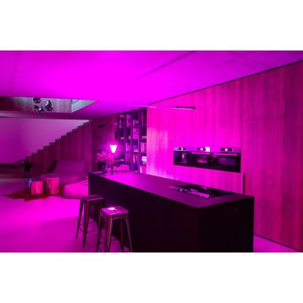 Immax NEO 07745CDO - Set da 3 Lampadine LED dimmerabili RGB+CCT E14/6W/230V Tuya Wi‑Fi + telecomando