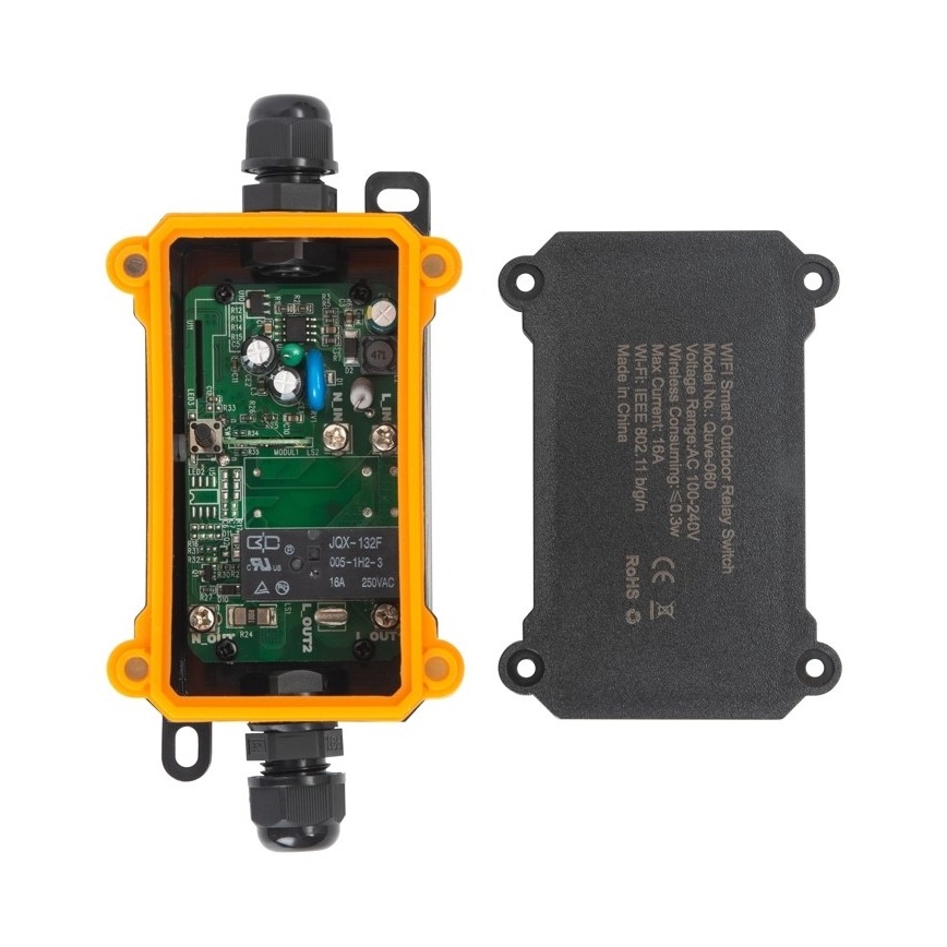 Immax NEO 07746L - Interrupteur extérieur connecté NEO LITE 3680W/230V/16A IP68 Wi-Fi Tuya