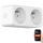 Immax NEO 07752L - Presa splitter intelligente 2x16A/230V Tuya