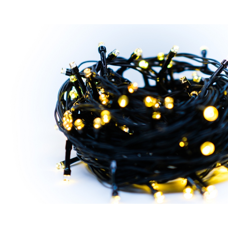 Immax NEO 07755L - Guirlande extérieure LED à intensité variable NEO LITE 400xLED/8 fonctions 43m IP44 Wi-Fi Tuya blanc chaud