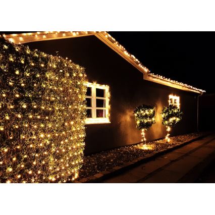 Immax NEO 07756L - Catena LED RGBW dimmergibile per esterni NEO LITE 400xLED/10 funzioni 43m IP44 Wi-Fi Tuya