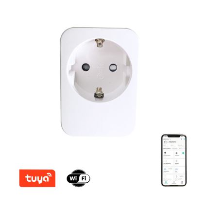 Immax NEO 07761L - Prise connecté NEO LITE 3680W/230V/16A Wi-Fi Tuya SCHUKO