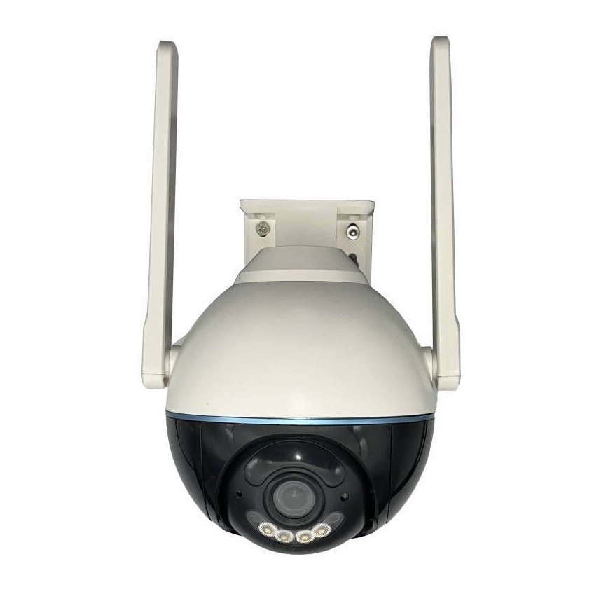 Immax NEO 07782L - Caméra extérieure connectée avec détecteur BALL 355° P/T 4MP IP65 Wi-Fi Tuya