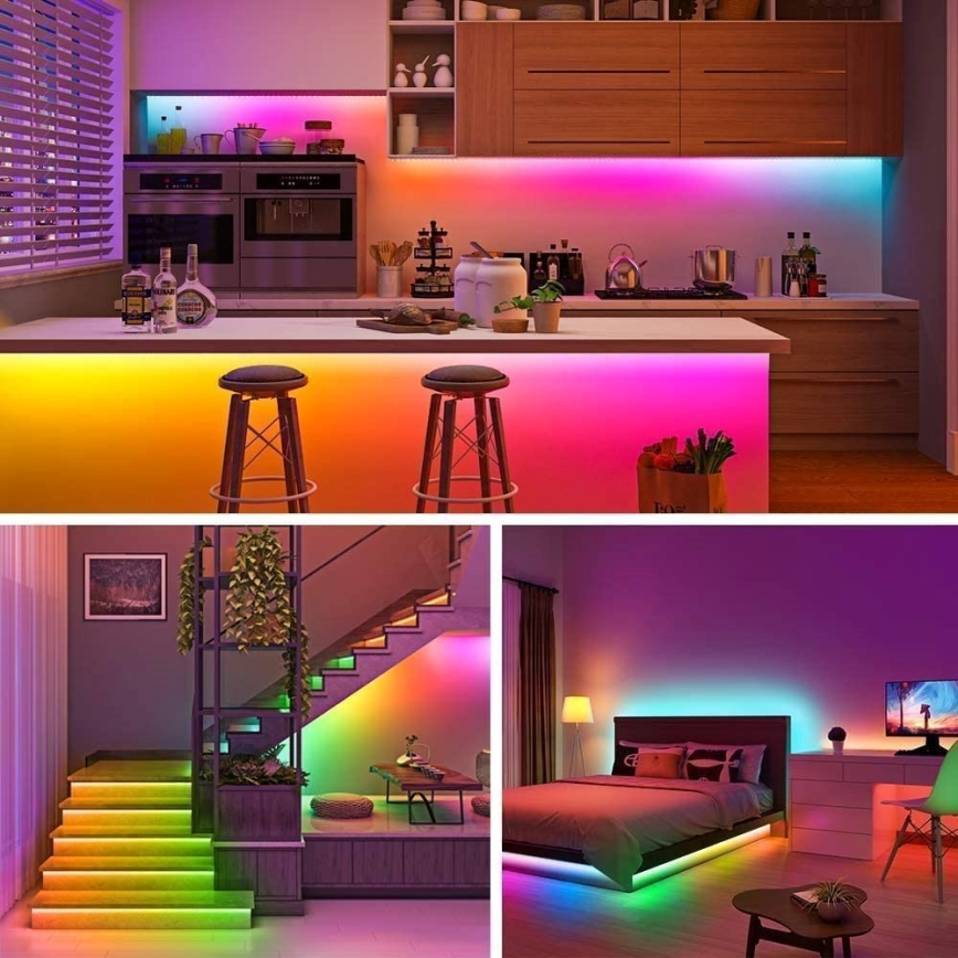 Immax NEO 07790L - LED RGB+CCT Striscia dimmerabile NEO SMART LED/15W/230V 3m IP65 Wi-Fi Tuya