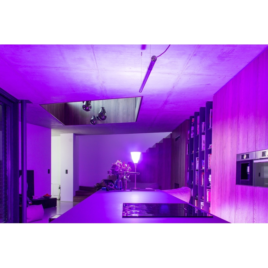 Immax NEO 07791L - LED RGB Ruban à intensité variable NEO LITE LED/18W/230V 5m IP65 MUSIC Wi-FI Tuya + télécommande