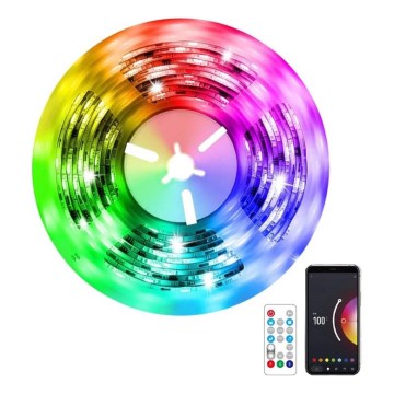 Immax NEO 07791L - LED RGB Striscia dimmerabile NEO LITE LED/18W/230V 5m IP65 MUSIC Wi-FI Tuya + telecomando