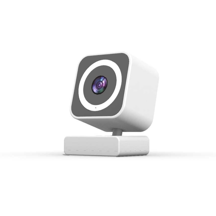 Immax NEO 07796L-Caméra connectée d'intérieur avec détecteur LITTLE CUBE 3MP 5V Wi-Fi Tuya