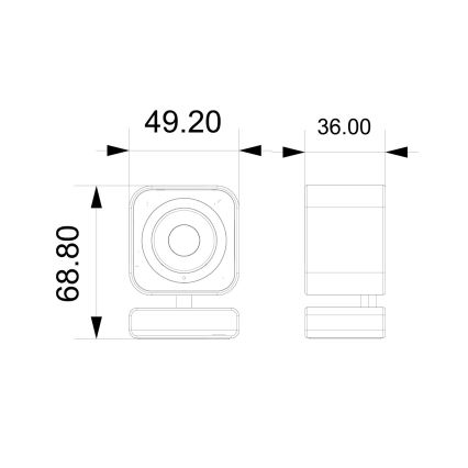 Immax NEO 07796L - Innenbereich-Smart-Kamera mit Sensor LITTLE CUBE 3MP 5V Wi-Fi Tuya