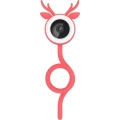 Immax NEO 07798L - Baby monitor intelligente ricaricabile 5V Wi-Fi Tuya rosa