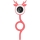 Immax NEO 07798L - Baby monitor intelligente ricaricabile 5V Wi-Fi Tuya rosa