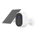 Immax NEO 07802L - Telecamera solare intelligente da esterno con sensore BARREL 5000 mAh Wi-Fi Tuya IP65