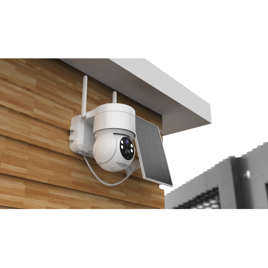 Immax NEO 07803L - Telecamera solare intelligente da esterno con sensore SENTRY 6000 mAh Wi-Fi Tuya IP65
