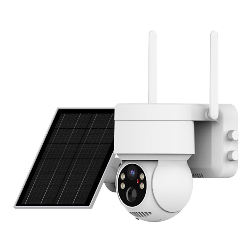 Immax NEO 07803L - Telecamera solare intelligente da esterno con sensore SENTRY 6000 mAh Wi-Fi Tuya IP65