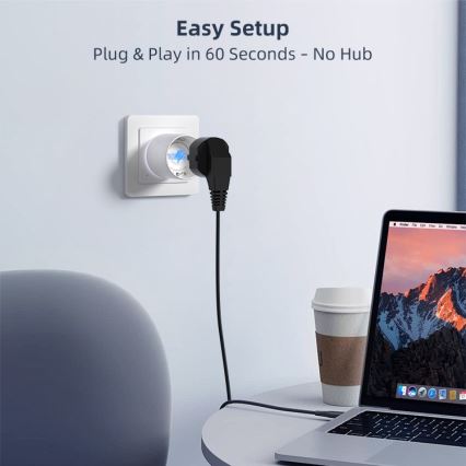Immax NEO 07812L - Prise intelligente type E 3500 W Tuya Wi-Fi