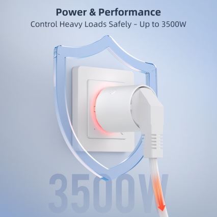 Immax NEO 07812L - Prise intelligente type E 3500 W Tuya Wi-Fi
