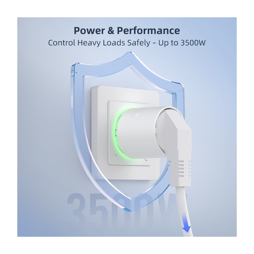Immax NEO 07813L - Prise intelligente F 3500W Tuya Wi-Fi