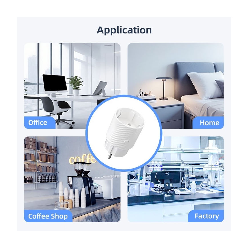 Immax NEO 07813L - Prise intelligente F 3500W Tuya Wi-Fi