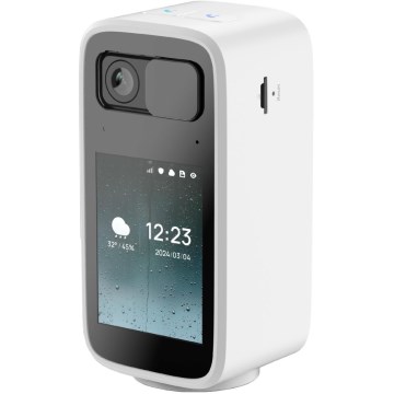 Immax NEO 07814L - Caméra d'intérieur intelligente, capteur 4 MP, alimentation 5 V, compatible Tuya Wi‑Fi