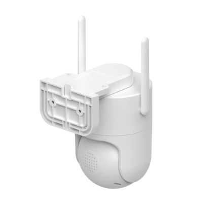 Immax NEO 07819L - Telecamera esterna intelligente con sensore 4 MP, alimentazione 5V, protezione IP65, compatibile con Tuya, Wi‑Fi