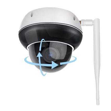 Immax NEO 07825L - Telecamera esterna intelligente con sensore DOME 5MP 230V IP66 TUYA Wi-Fi