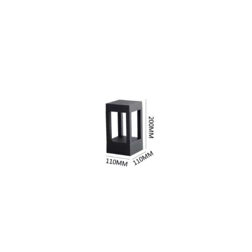 Immax NEO 07902L - Lampe à intensité variable extérieur LED RGB+CCT NEO LITE CUBE LED/10W/230V 2700-6500K IP67 Wi-Fi Tuya noir