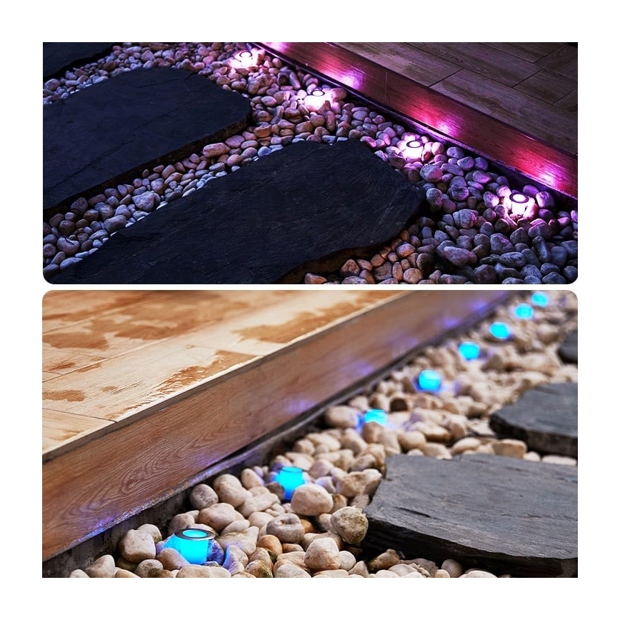 Immax NEO 07905L - LED RGB Luce solare dimmerabile ESTRELAS 8xLED/0,25W/5V IP65 Tuya