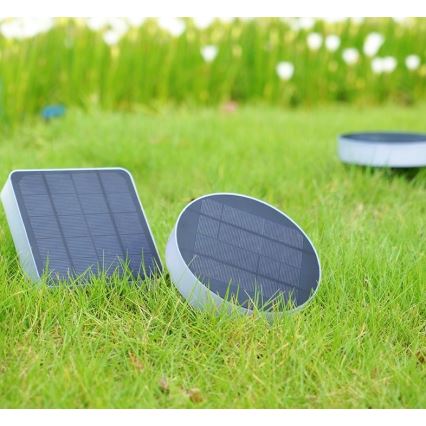 Immax NEO 07911L - LED RGB Dimmbare Solarleuchte mit Sensor NEO LITE LED/1W/5V eckig IP54 Tuya 1300 mAh