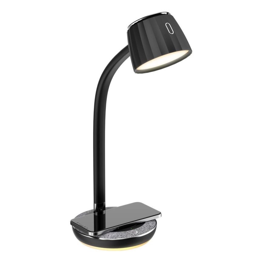 Immax NEO 08996L - Lampada da tavolo LED dimmerabile con ricarica wireless	 PERLA LED/1,5W + LED/6W/230V 3800-4300K