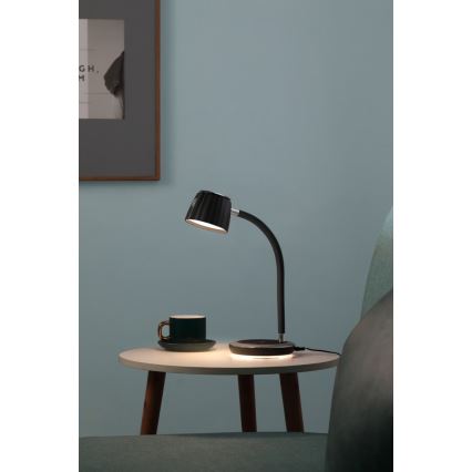 Immax NEO 08996L - Lampada da tavolo LED dimmerabile con ricarica wireless	 PERLA LED/1,5W + LED/6W/230V 3800-4300K